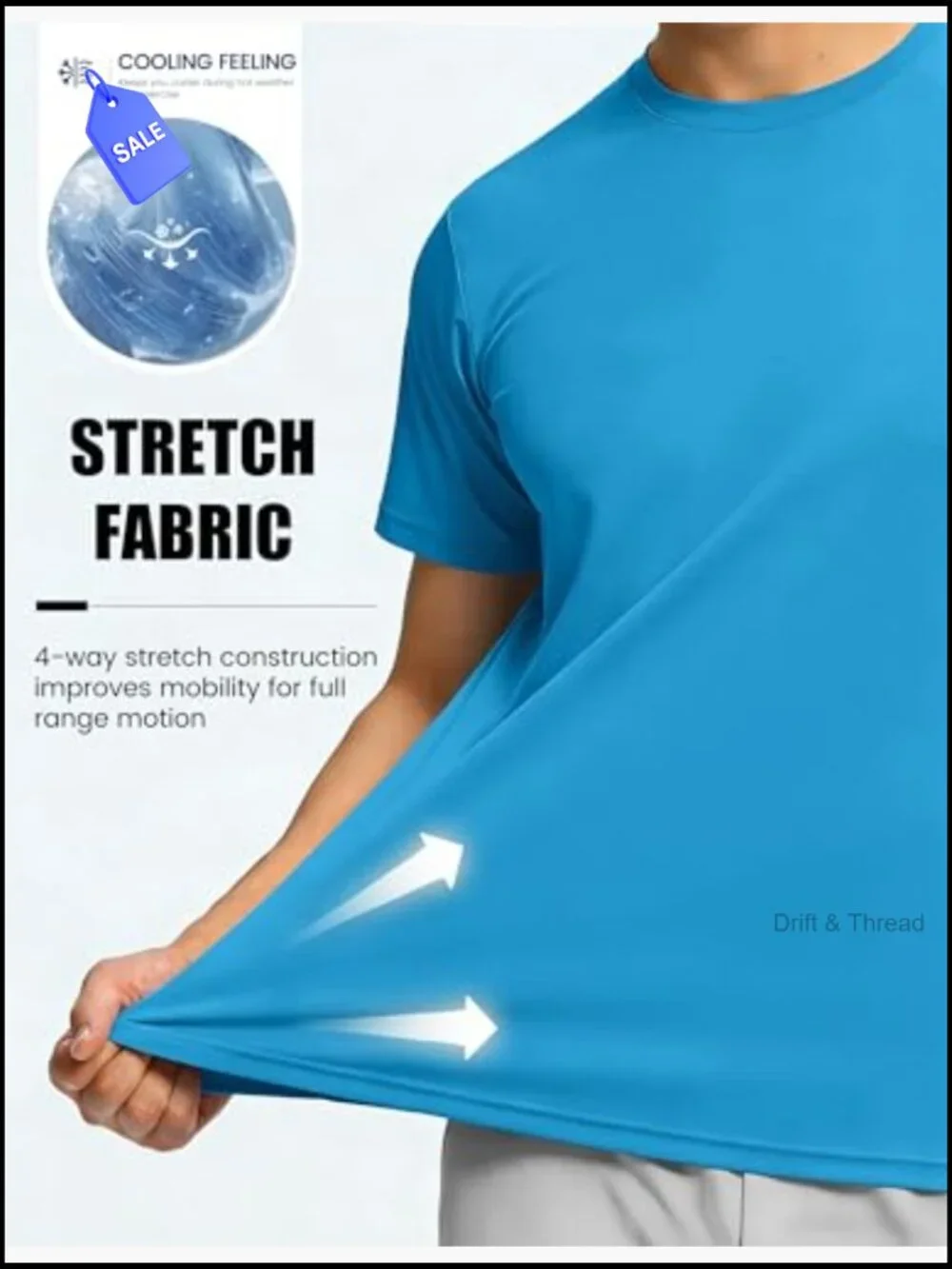 Men's Athletic Short Sleeve T-Shirts Quick Dry Fit Workout Sun Protection Swim